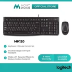 ست ماوس و کیبورد لاجیتک مدل MK120 باسیم - Image 2